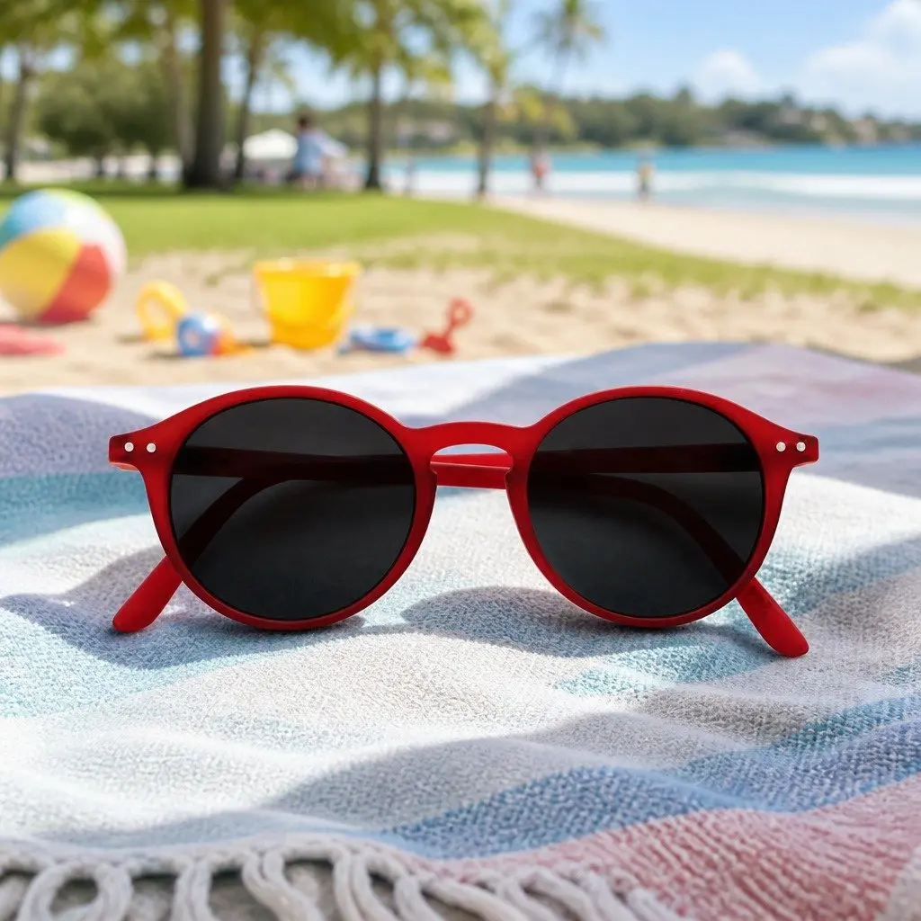 Kids Sunglasses UV Protection Rounded Frame 5-10 Years Unisex