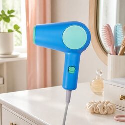 Kids Hair Dryer Ultra Quiet Portable Lightweight Safe Children Styling Tool
