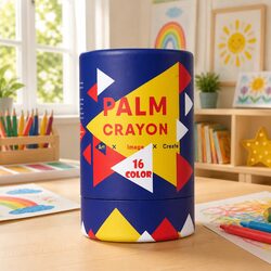 Kids Crayons 16 Colours Vibrant Silky Smooth Drawing Coloring Pencils Art Set
