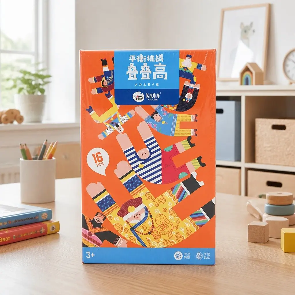 Stacking Blocks Creative Toy Club for Imaginative Play Colorful Themed Pieces