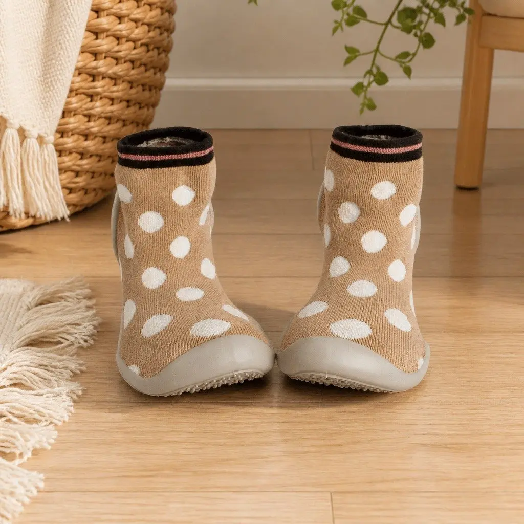 Kids Slipper Socks Glow in the Dark Soft Flexible Non-slip Sole Machine Washable