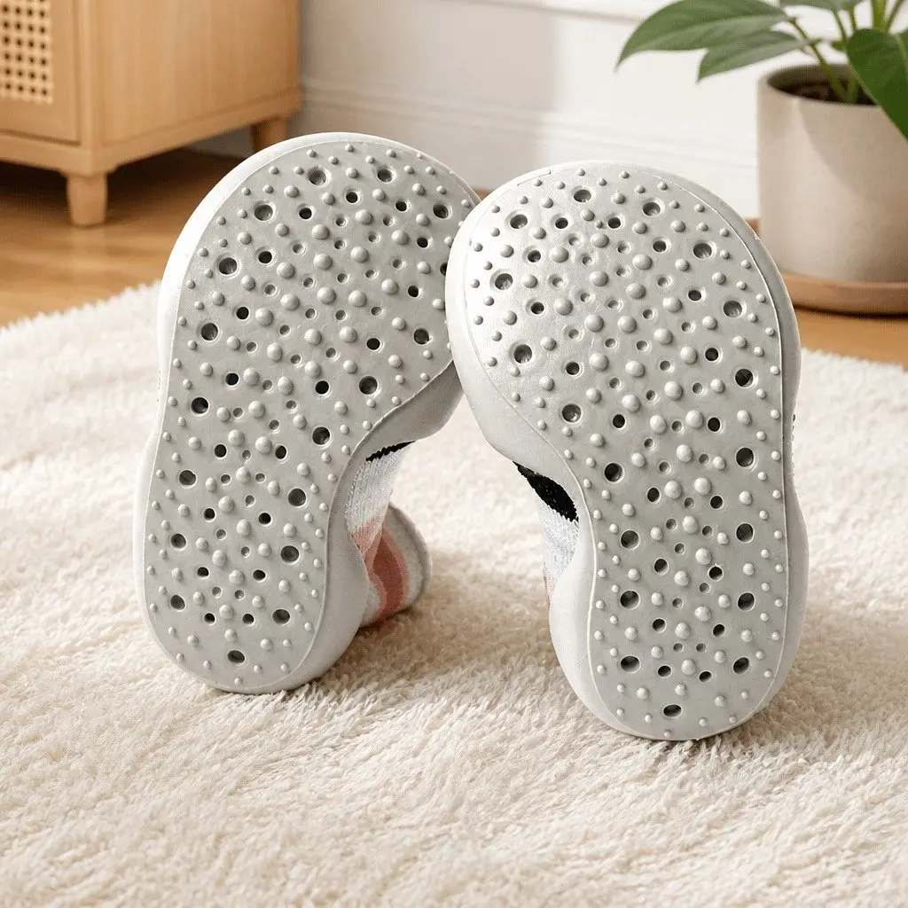 Kids Slipper Socks Glow in the Dark Soft Flexible Non-slip Sole Machine Washable