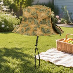 Kids Reversible Bucket Hat UPF50+ Sun Protection Wide Brim Explorer Style M