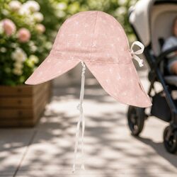 Baby Flap Hat Reversible Sun Protection UPF50+ Lightweight Newborn Toddler Pram