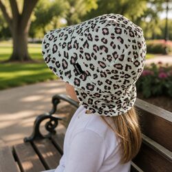 Legionnaire Baby Sun Hat Soft Cotton Stretch UPF50+ Protection Pram Carrier