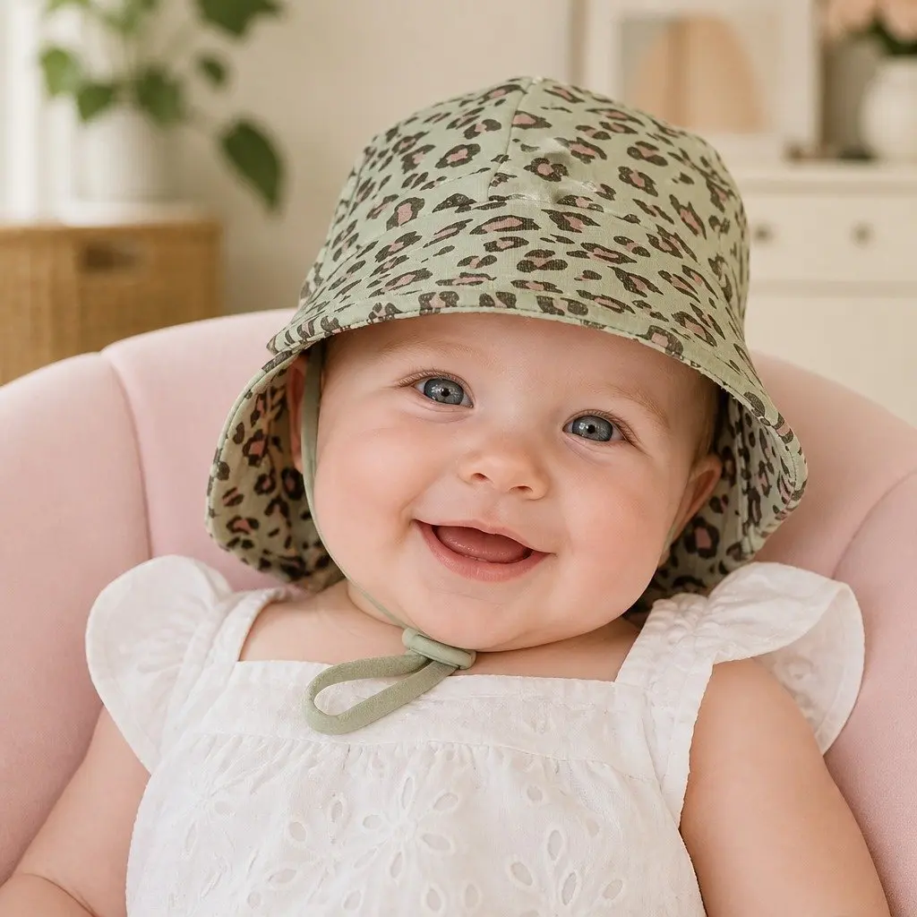 Legionnaire Baby Sun Hat Soft Stretchy Cotton Newborn Toddler Pram Carrier Hat
