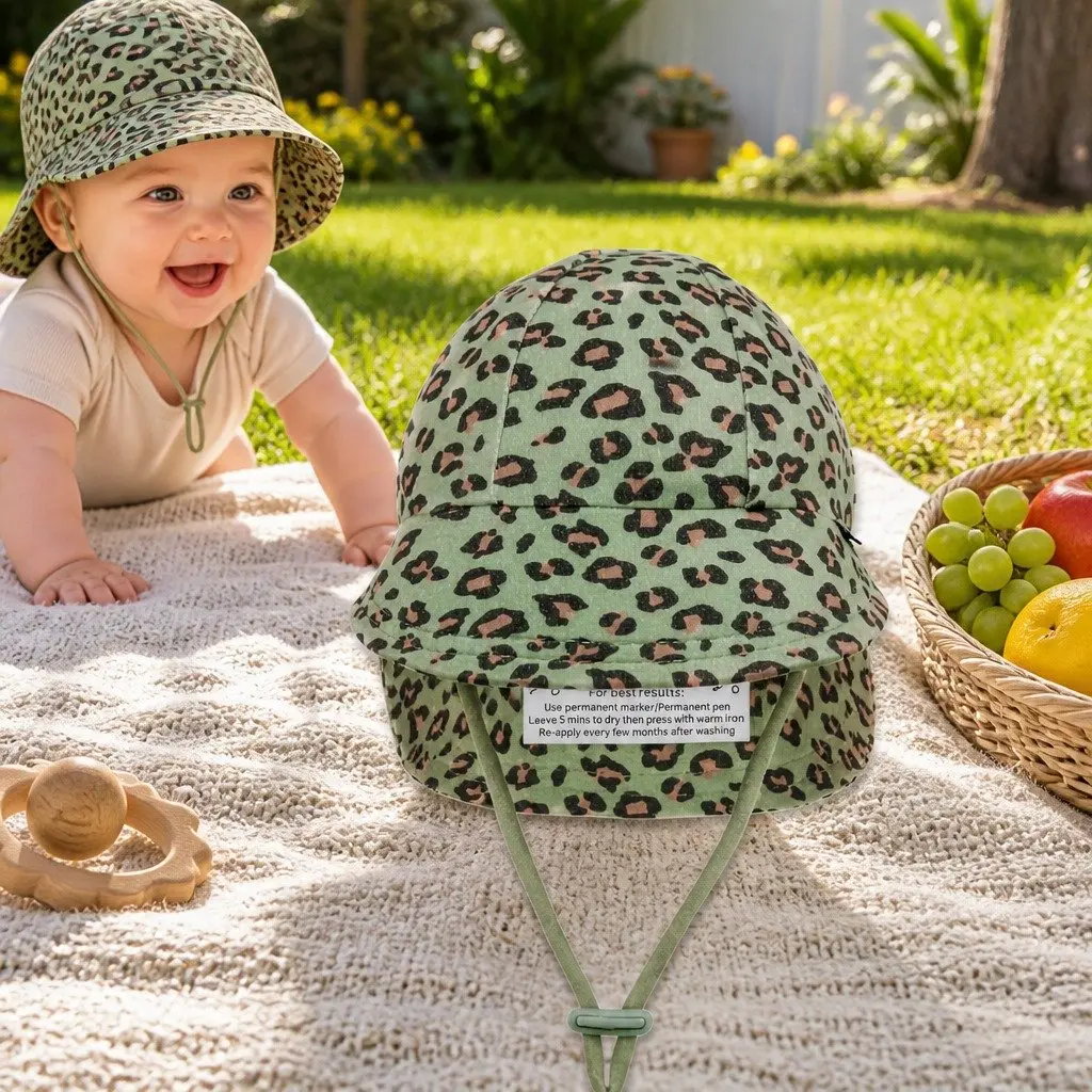 Legionnaire Baby Sun Hat Soft Stretchy Cotton Newborn Toddler Pram Carrier Hat