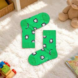 Kids Dog Socks Size 2-3 Years Combed Cotton Reinforced Heel Toe Children Socks