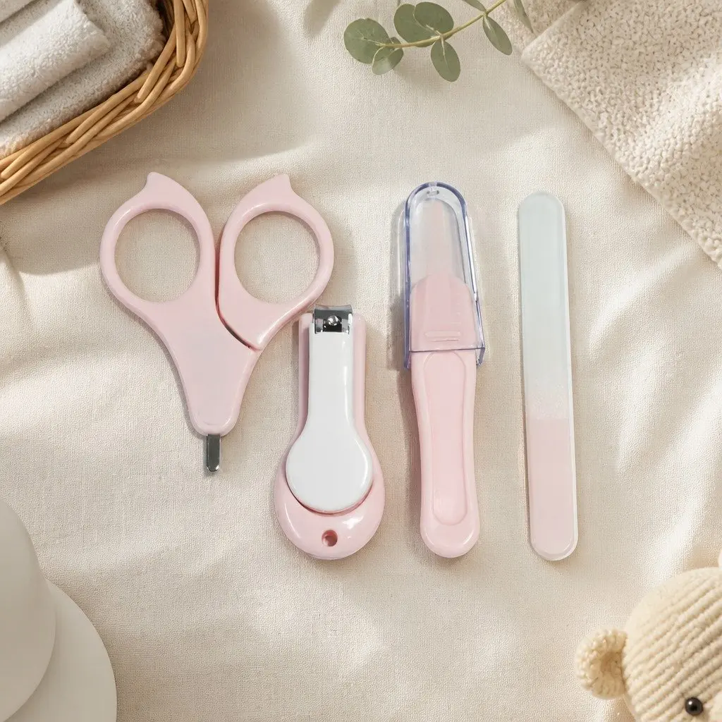 Newborn Baby Nailcare Set Safe Nail Scissors Trimmer File Grooming Kit