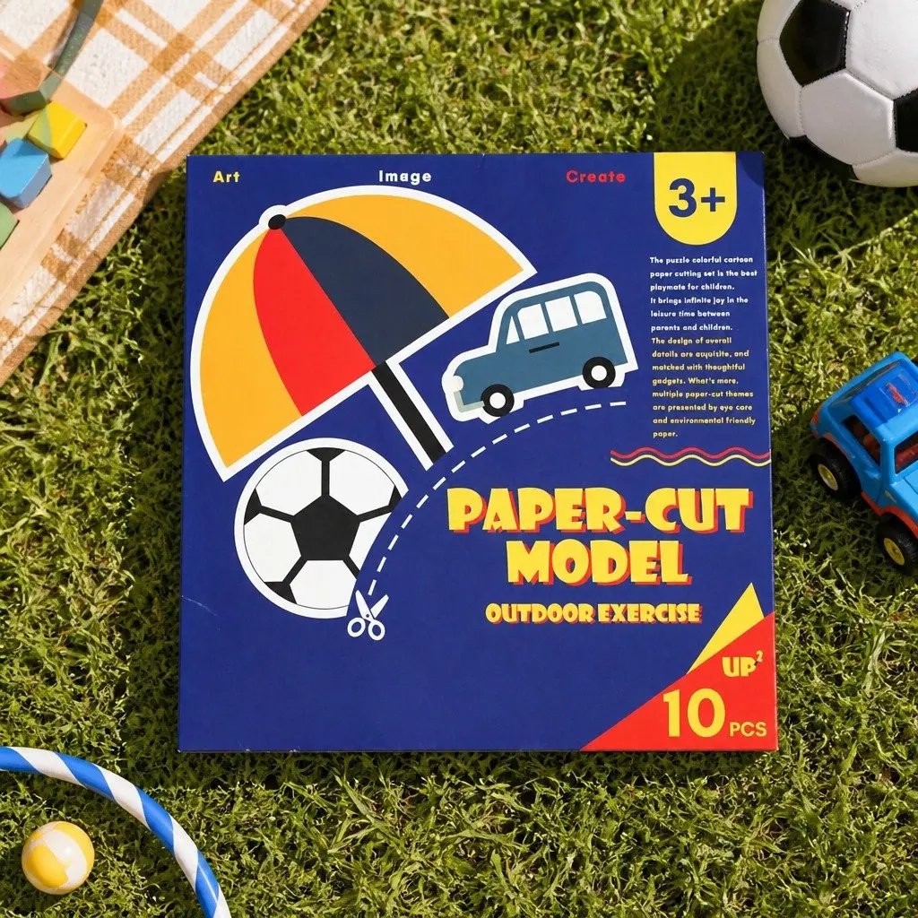 Paper Cut Model Kit Outdoor Exercise Activity for Kids and Adults