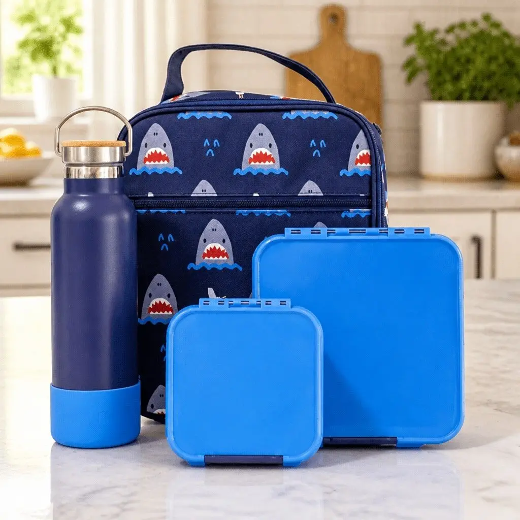 Bento Lunch Box Leakproof Compartments Compact Size for Kids