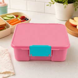 Bento Three Kids Lunch Box Large Compartments Leakproof Airtight School Lunch