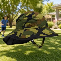 Kids Play Hat UPF50+ Sun Protection Lightweight Adjustable Sizing Breakaway