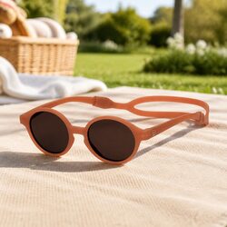 Baby Sunglasses 0-9 Months Round Frame UV Protection Lightweight Unisex Kids
