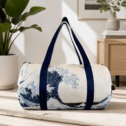 Hokusai The Great Wave Recycled Weekender Travel Bag Kids Carry-On Luggage