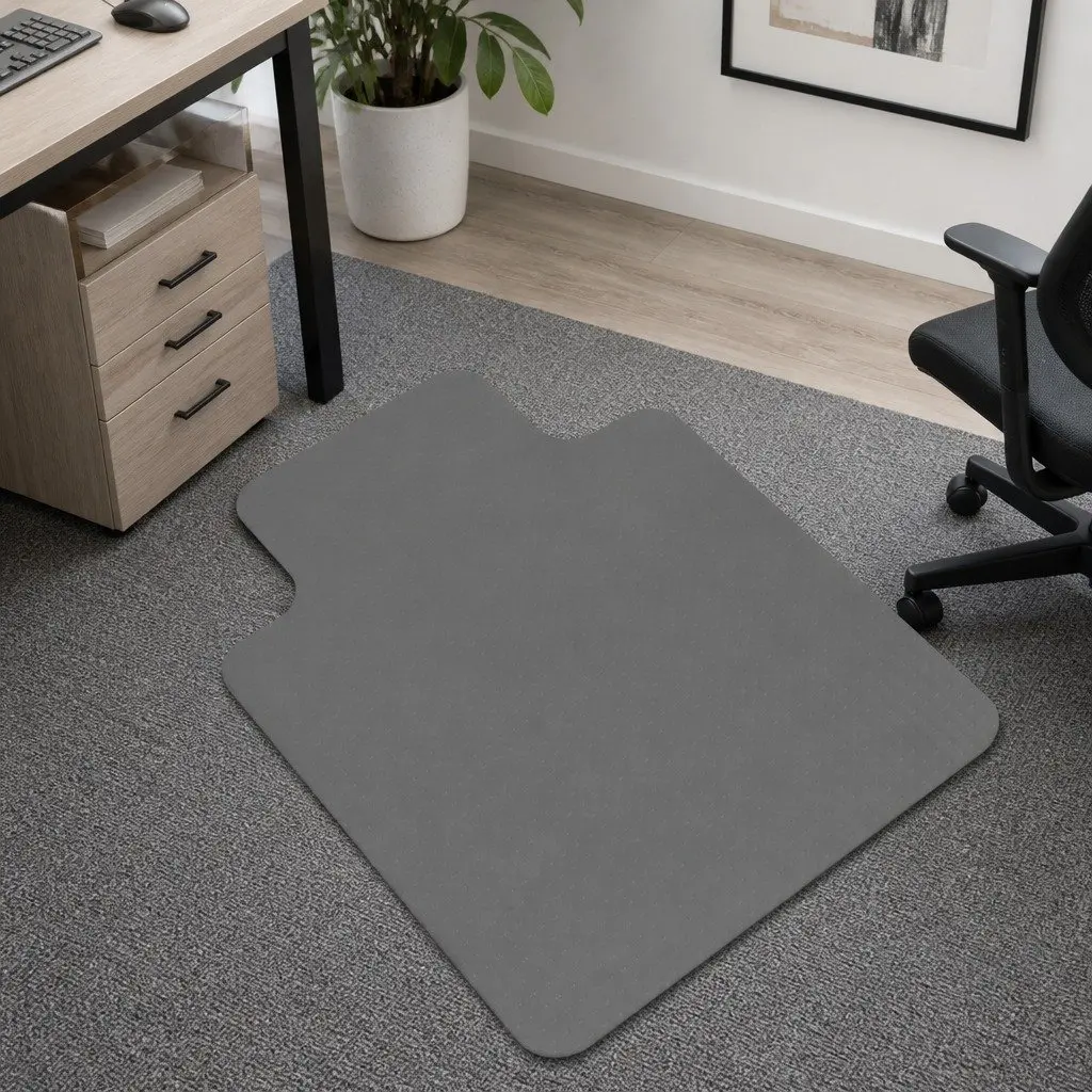Chair Mat Floor Protector PVC 120cm x 90cm Clear or Black