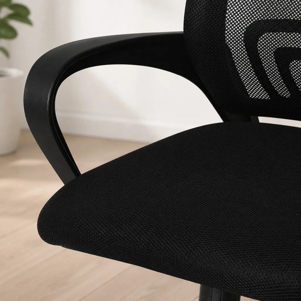 Office Chair Ergonomic Mesh Back Adjustable Height Black or Grey