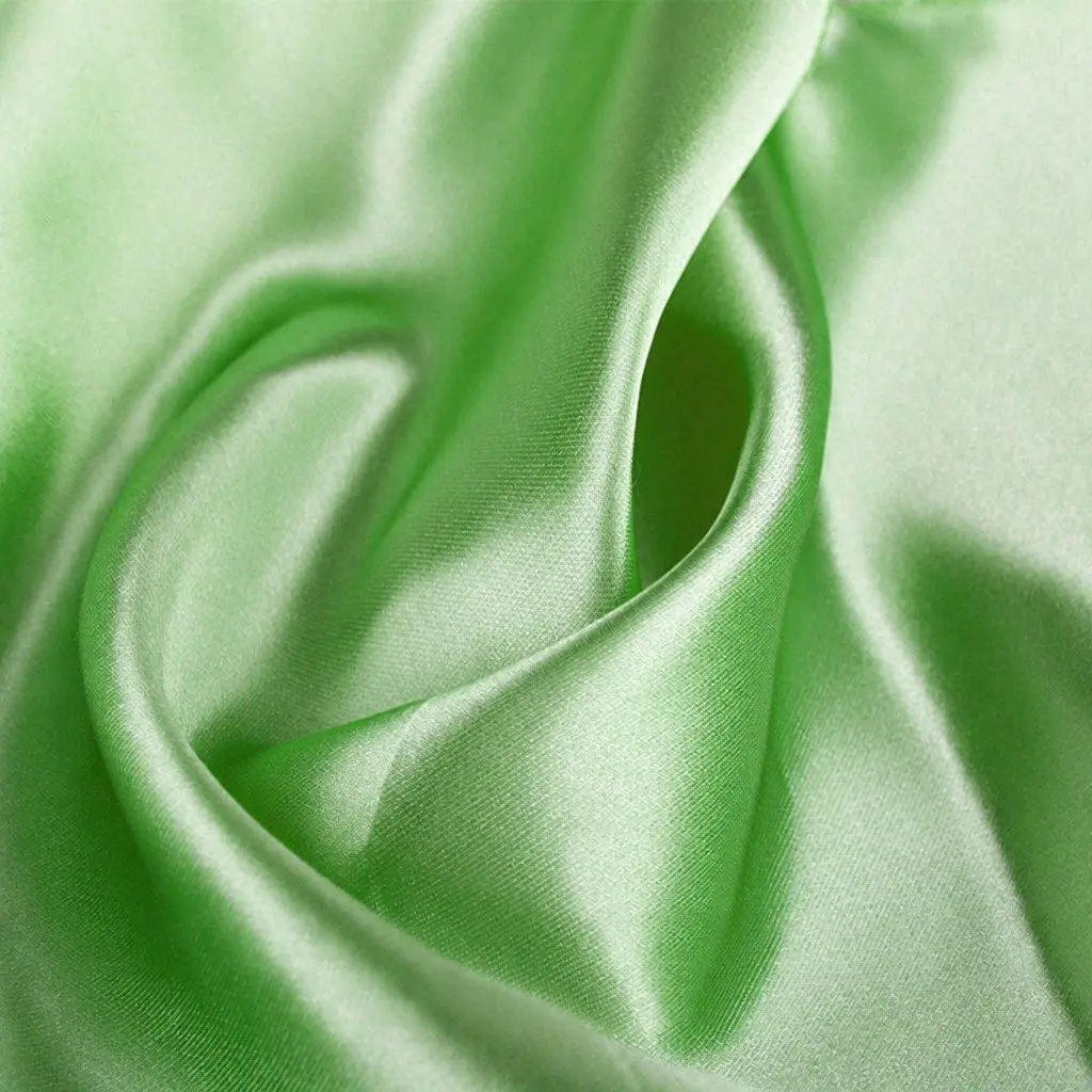 Chair Sashes Satin Fabric 20 Piece Grass Green for Weddings Party Banquet