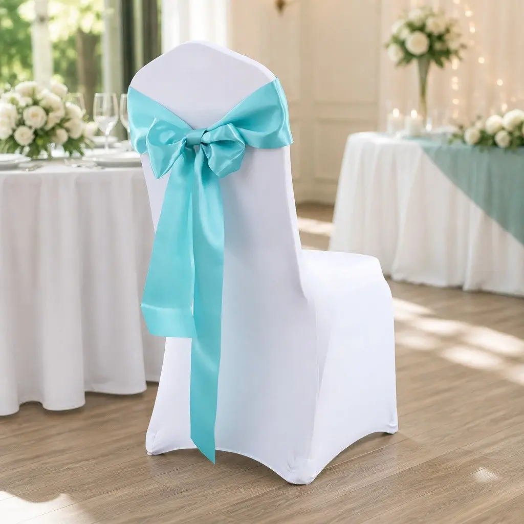 Satin Chair Sashes Stain Resistant 278 x 18cm 50 Pack