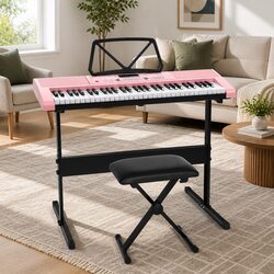 61-Key Electronic Piano Keyboard Digital Portable Music Instrument with Stand