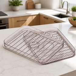 Food Dehydrator Replacement Tray Add On Clear PS Plastic Drying Tray Pack