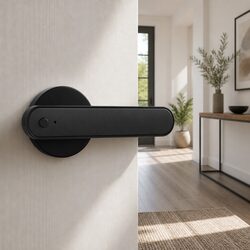 Fingerprint Door Lock Smart Electronic Handle Keyless Access Bluetooth App