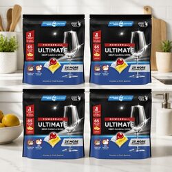 Ultimate Lemon Dishwasher Tablets 260 Pack Deep Clean Formula Fast Dissolving
