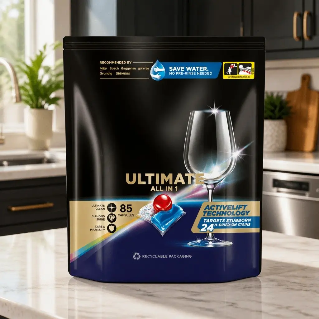 Ultimate Dishwasher Tablets 85 Pack Deep Clean Fast Dissolving Formula