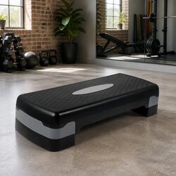 Aerobic Step Exercise Stepper Fitness Training Platform Home Gym Adjustable