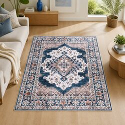 Large Floor Rug 240x340cm Washable Persian Area Rug Living Room Bedroom Carpet