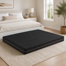 Double Memory Foam Mattress 18cm Cooling Gel Non-Spring Bedroom Sleep Support