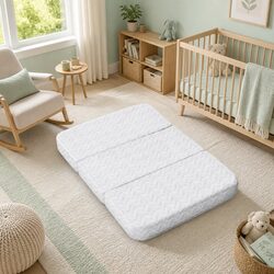 Foldable Foam Cot Mattress Portable Baby Toddler Bed Cool Gel Memory Folding