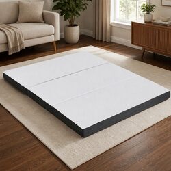 Foldable Queen Mattress 3-Fold Memory Foam Sofa Bed Chair Convertible Compact
