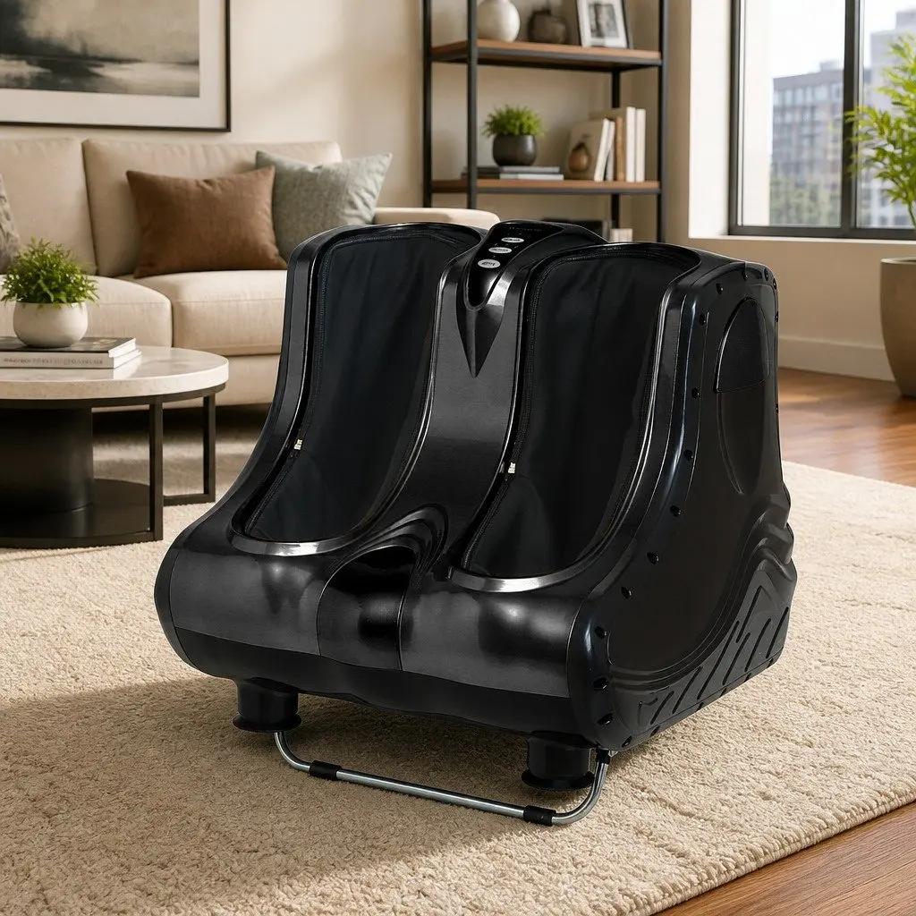 Foot Massager Electric Shiatsu Kneading Ankle Calf Leg Roller Massage Chair