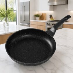 Non Stick Frying Pan 30cm Cast Aluminium Skillet Steak Cookware Stovetop BBQ