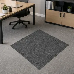 Carpet Tiles 20 Pack 5m2 Heavy Duty Office Commercial Grey 50x50cm