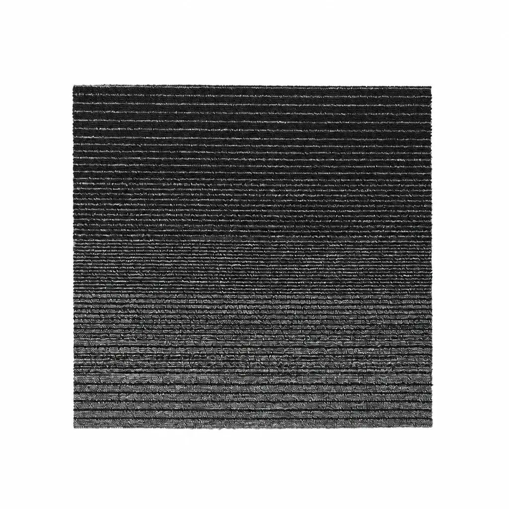 Carpet Tiles 5m2 Box 20 Pieces 50x50cm Commercial Grade Black Heavy Duty