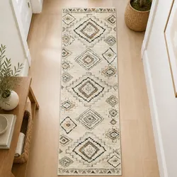 Hallway Runner Rug 180x60cm Washable Floor Mat Living Room Bedroom Lounge Carpet