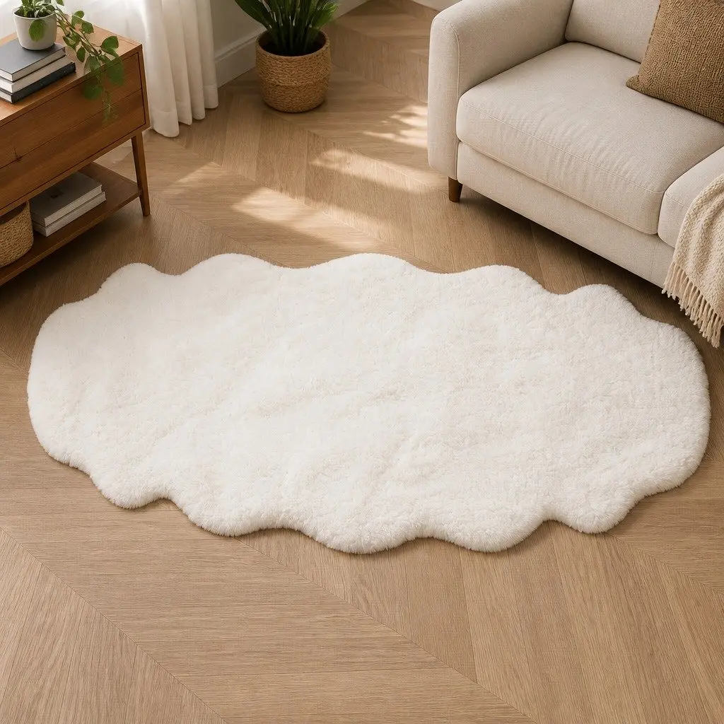 Rug Cloud Soft Floor Mat 60x160cm White