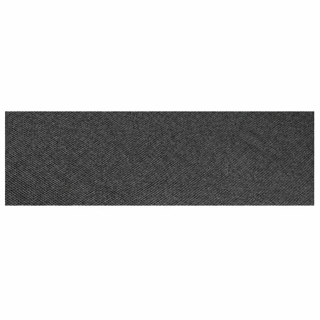 Extra Large Floor Rug Indoor Outdoor 90cm x 305cm Pineapple Pattern Grey Mat