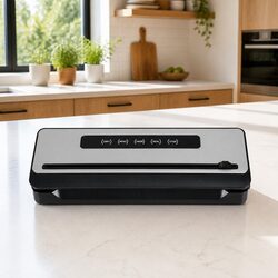 Food Vacuum Sealer Machine 110W Kitchen Storage Sealing Cutter Bags Black