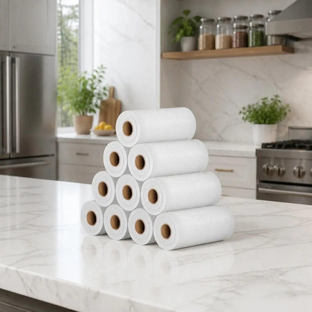 Food Vacuum Sealer Bags 10 Rolls 15cm Storage Freezer Safe Heat Sealing Roll