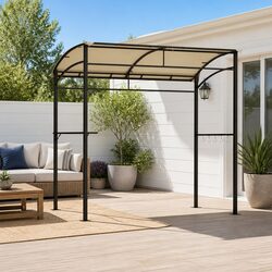 Gazebo Outdoor BBQ Grill Patio Garden Marquee Shade Shelter with Shelf and Hooks