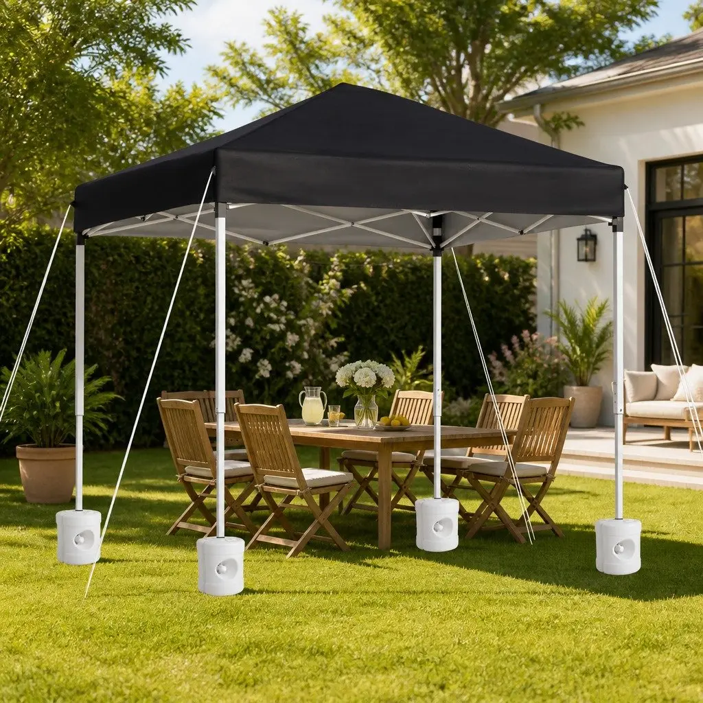 Outdoor Gazebo 2x2m Garden Patio Marquee Shade Canopy with 4 Base Pods