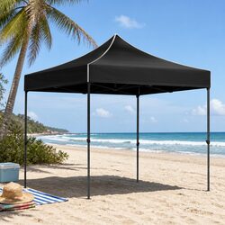 Pop Up Gazebo 3x3m Folding Marquee Tent Outdoor Canopy Shade Camping Wedding