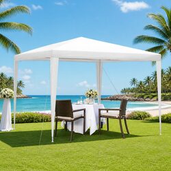 3x3m Gazebo Outdoor Canopy Marquee Tent Wedding Party Event Camping Shade Cover