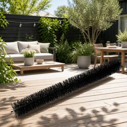 Gutter Guard Brush 92cm x 10cm Debris Protection Nylon Bristles 36 Pieces Pack