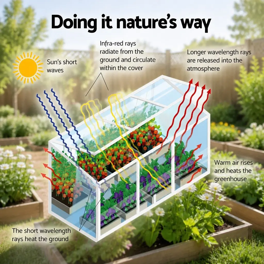 Aluminium Greenhouse 180x50x50CM Cold Frame Polycarbonate Plant Grow House