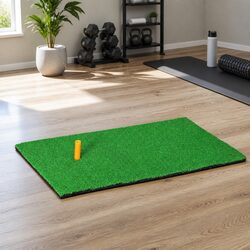 Golf Hitting Mat Portable Driving Range Practice Training Aid 60x30cm Green