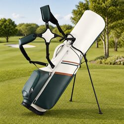 Golf Stand Bag Lightweight Carry Dual Strap Club Divider Walking Course
